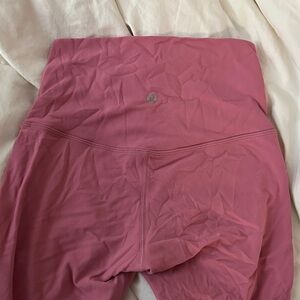 Pink lululemon leggings